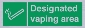 Designated vaping area